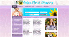 Desktop Screenshot of floralyellowpages.com